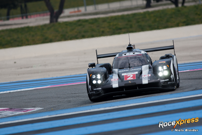 Porsche domineert de eerste testdag van de Prologue op Paul Ricard